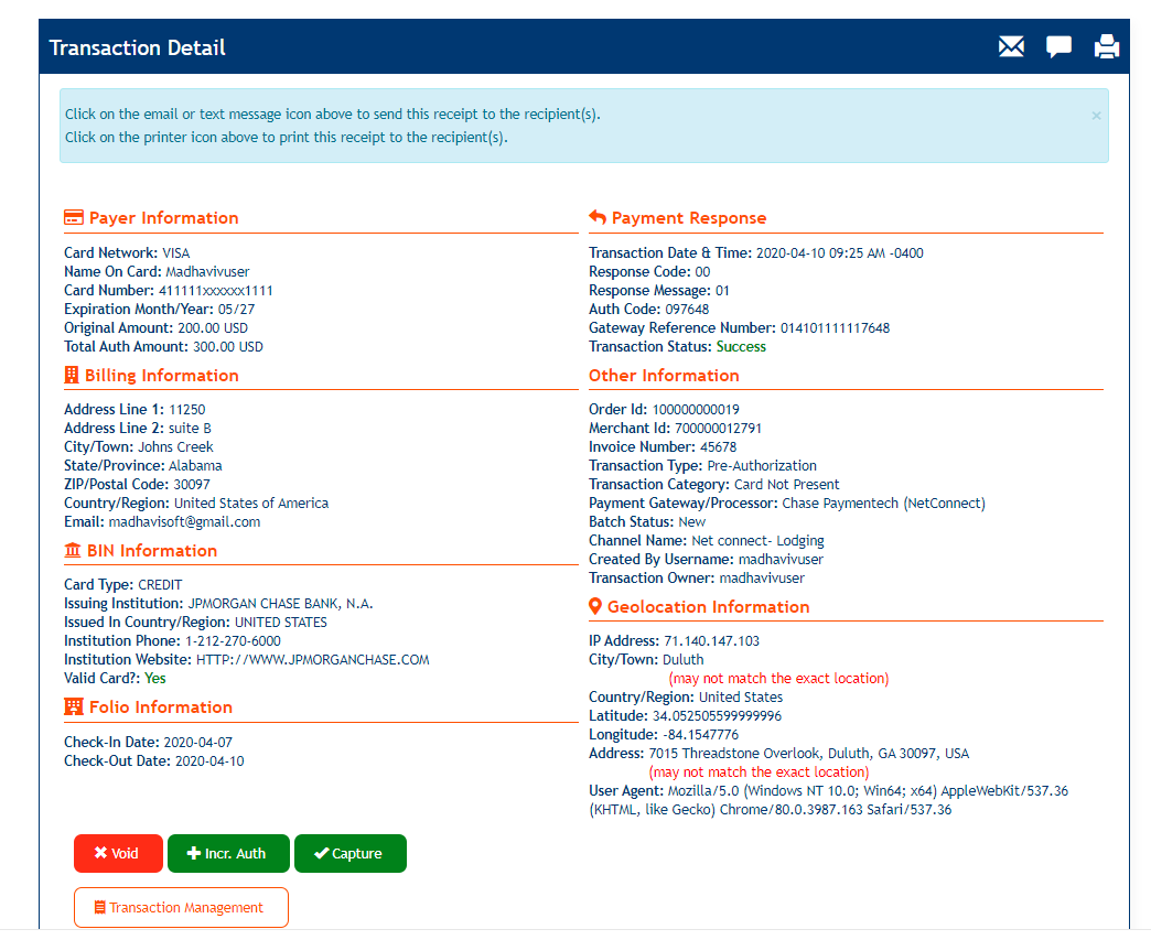 Incremental Authorization