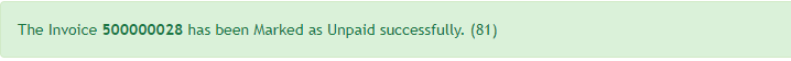 Invoice summary